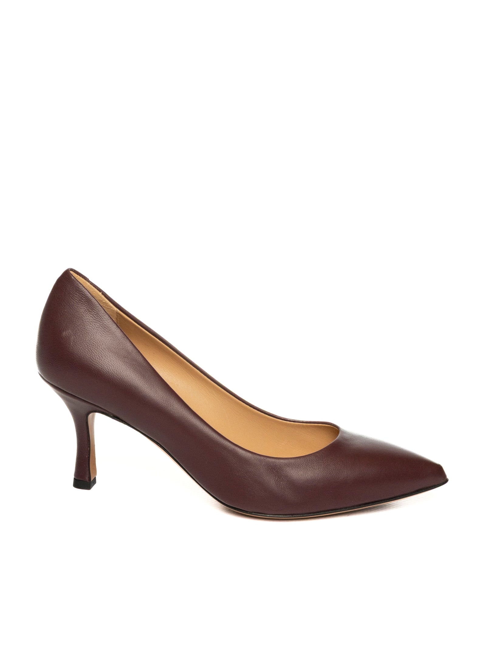 FRANCO RUSSO Décolleté nappa bordeaux 1901 NAPPA-BORDEAUX