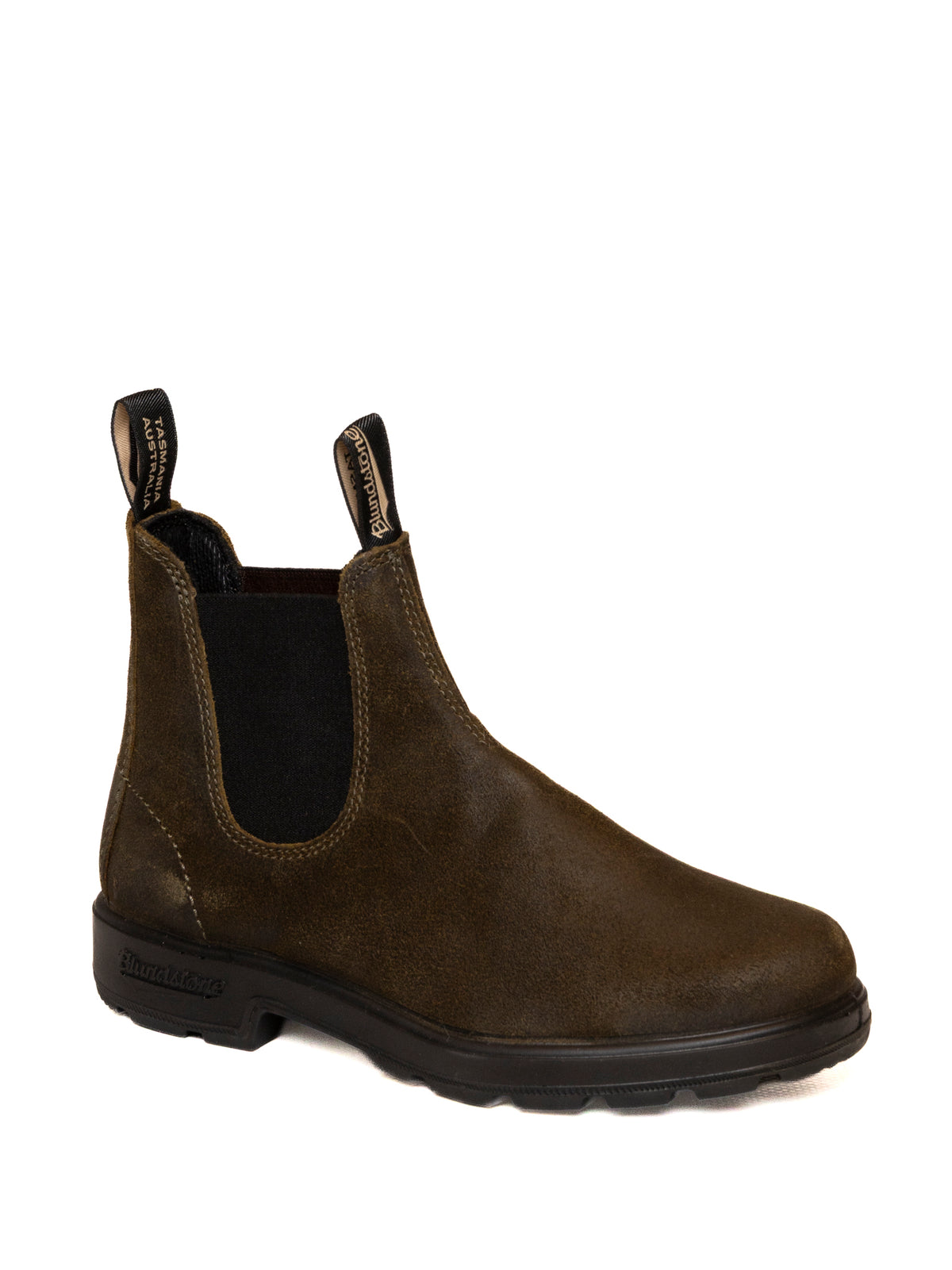 BLUNDSTONE FOOTWEAR dark olive waxed suede 1615 SUEDE-D.OLIVE