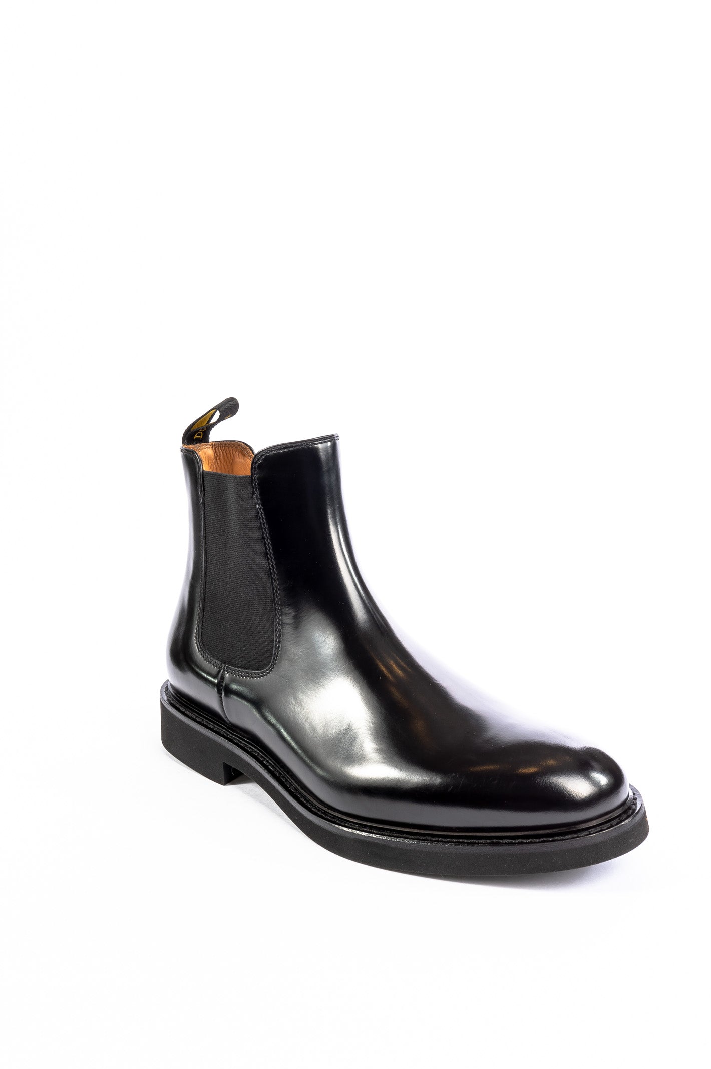 DOUCAL'S Beatles pelle nero 1343 HORSE-NERO