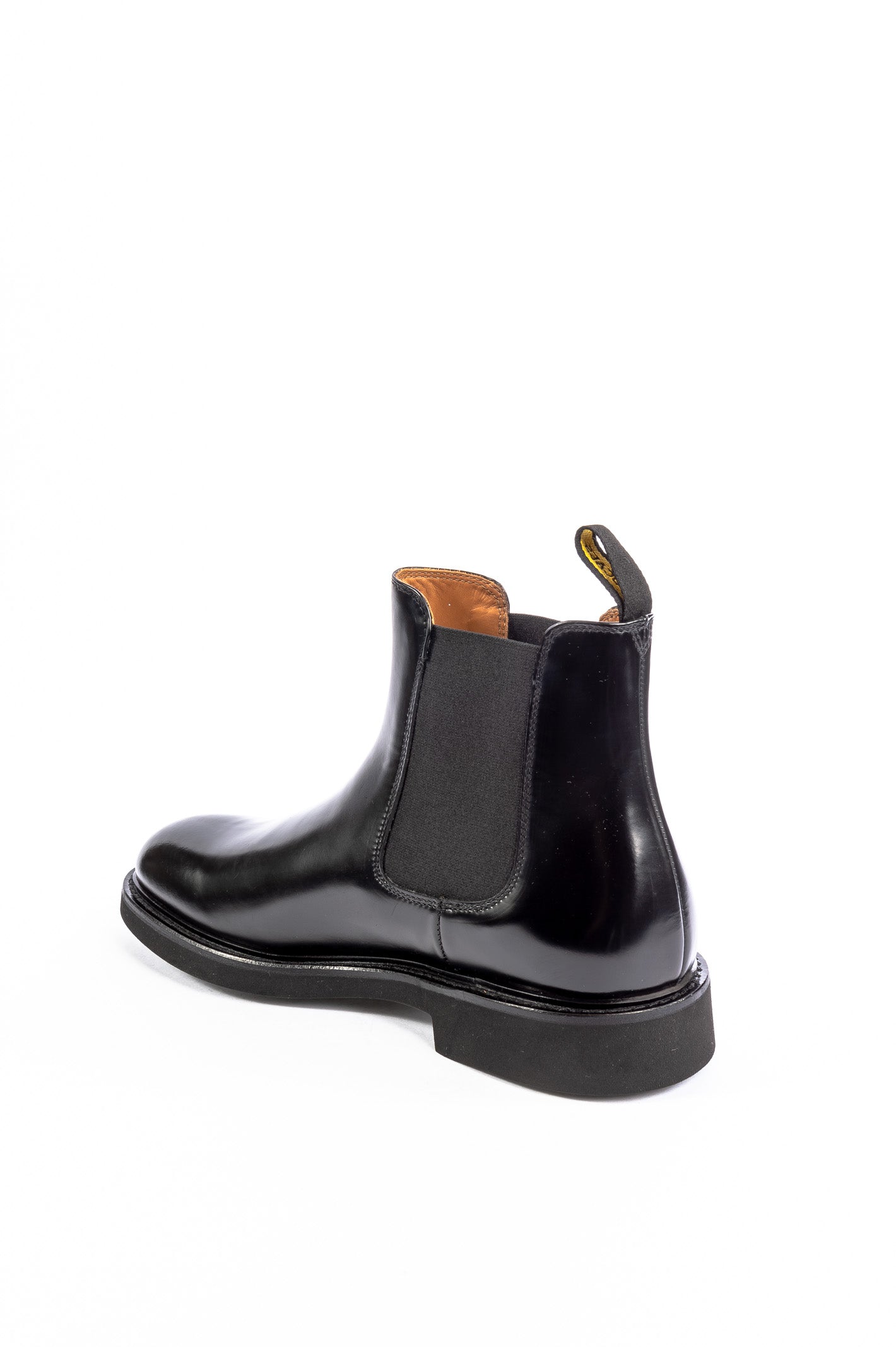 DOUCAL'S Beatles pelle nero 1343 HORSE-NERO