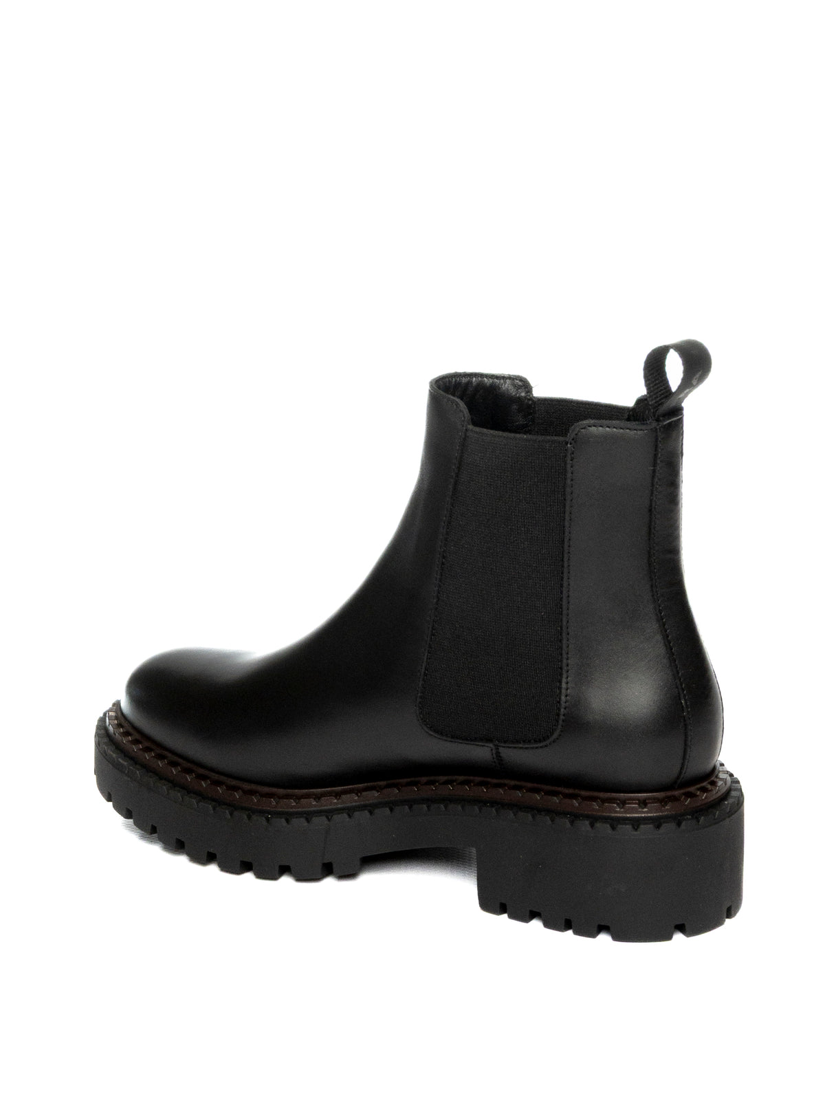 FRAU Beatles pelle nero A78N3 FRISONE-NERO