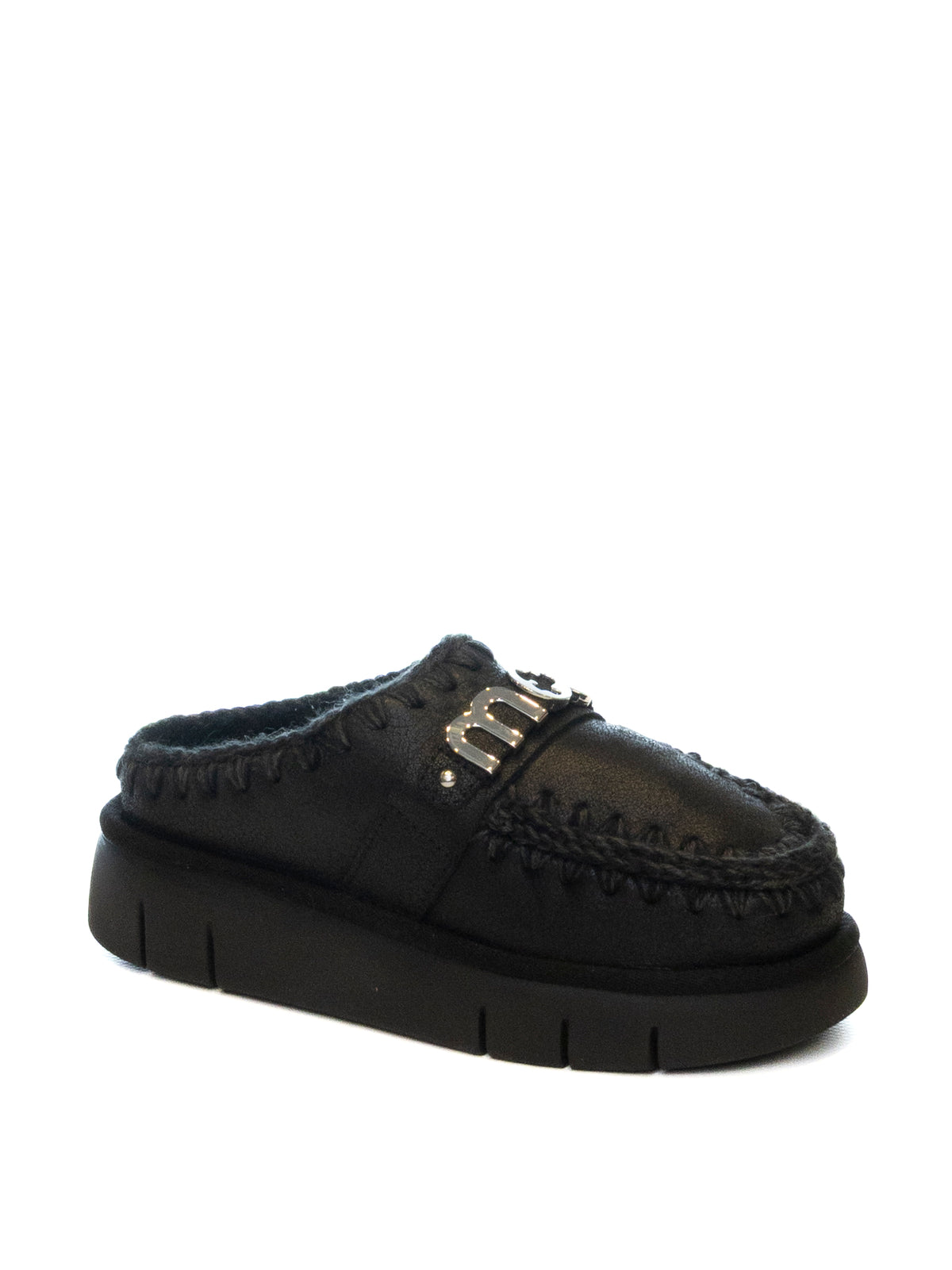 MOU Sabot laminato nero BOUNCE CLOG SPECIAL 531001B-CBKG