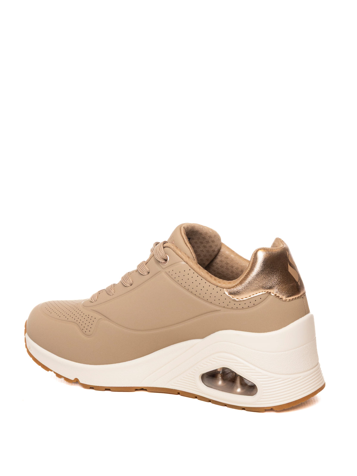 SKECHERS uno wedge - hi steps 177520 UNO WEDGE -HI STEPS-TAN