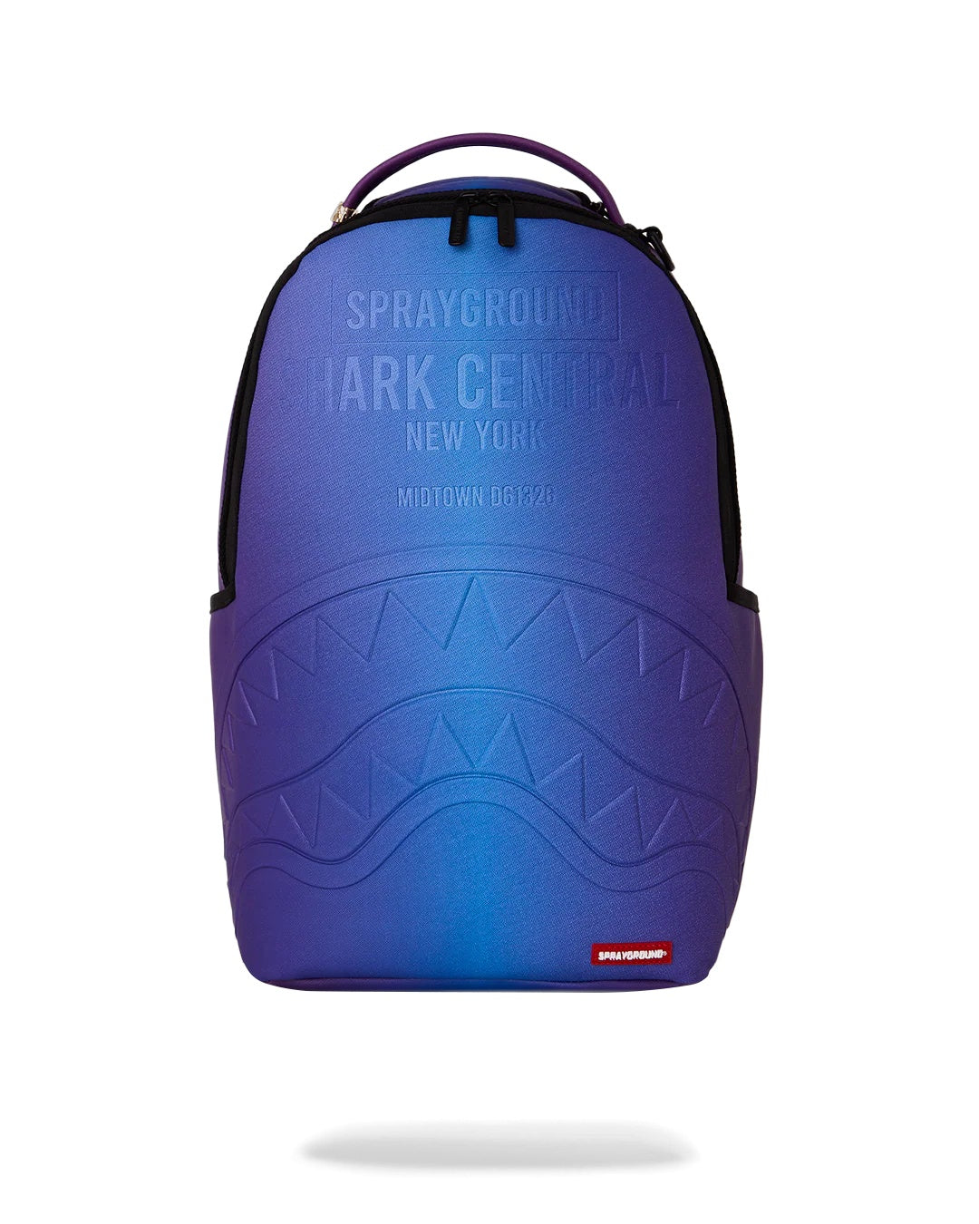 SPRAYGROUND 910B9627NSZ SHARK CENTRAL-EMBOSSED DUSK