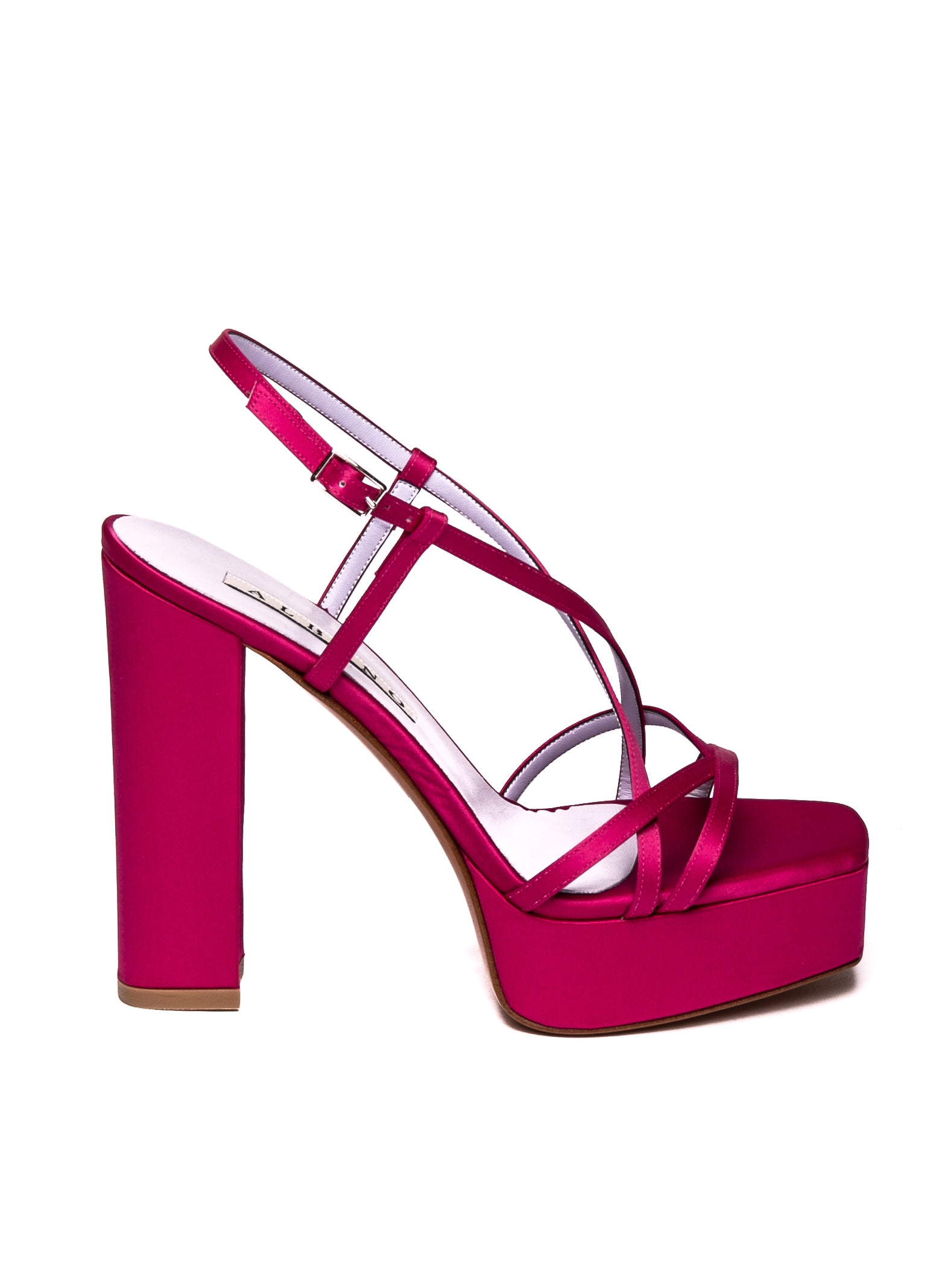 ALBANO Sandalo raso 3267 fuxia 3267 RASO-FUXIA