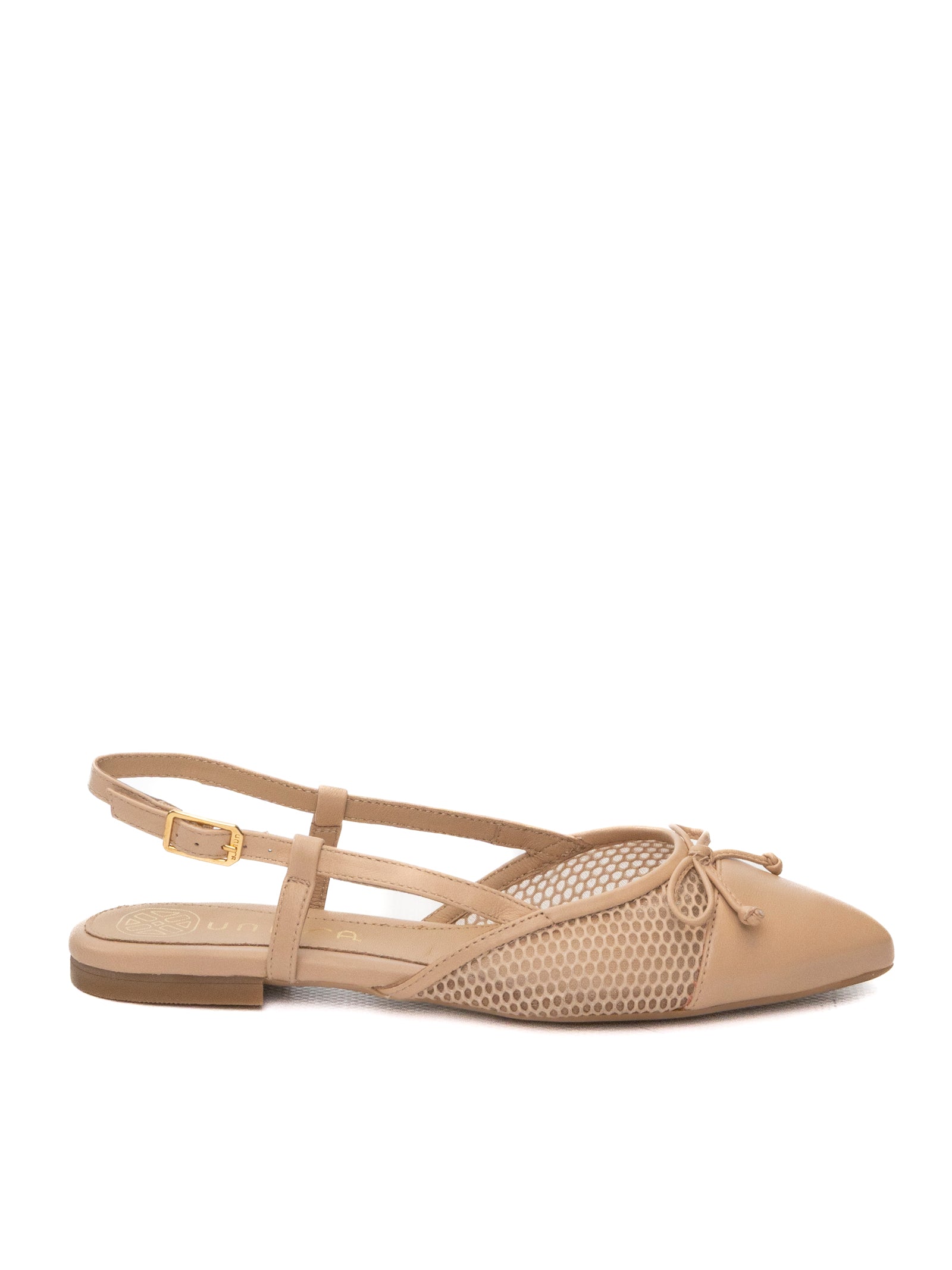 UNISA Chanel pelle e rete nude AMALE PELLE/RETE-SKIN