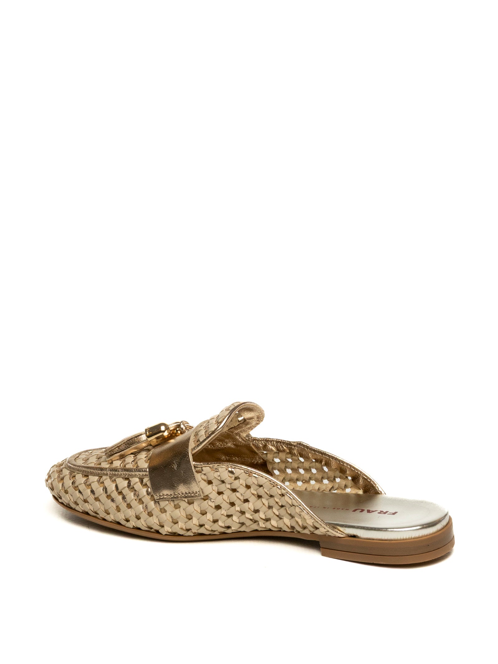 FRAU Sabot intrecciato laminato oro 95K7 SHINE-SHORE