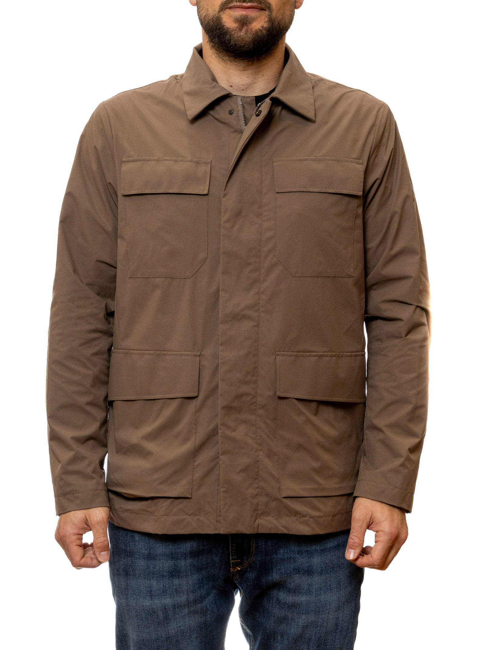 PEOPLE OF SHIBUYA giubbino softshell marrone KASUGAI PM931-260
