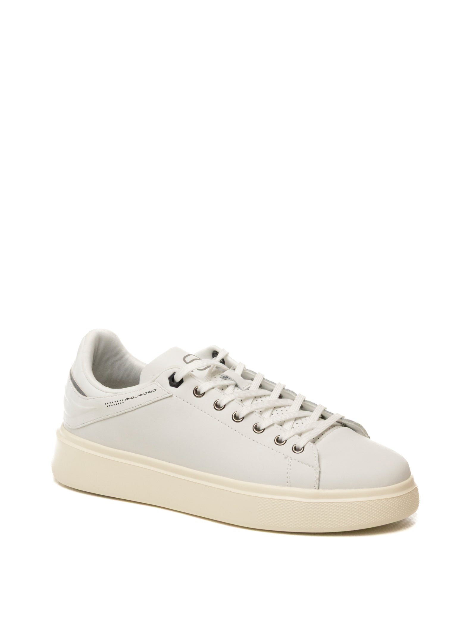 PIQUADRO Sneaker pelle bianco PQ7500 PELLE-WHITE