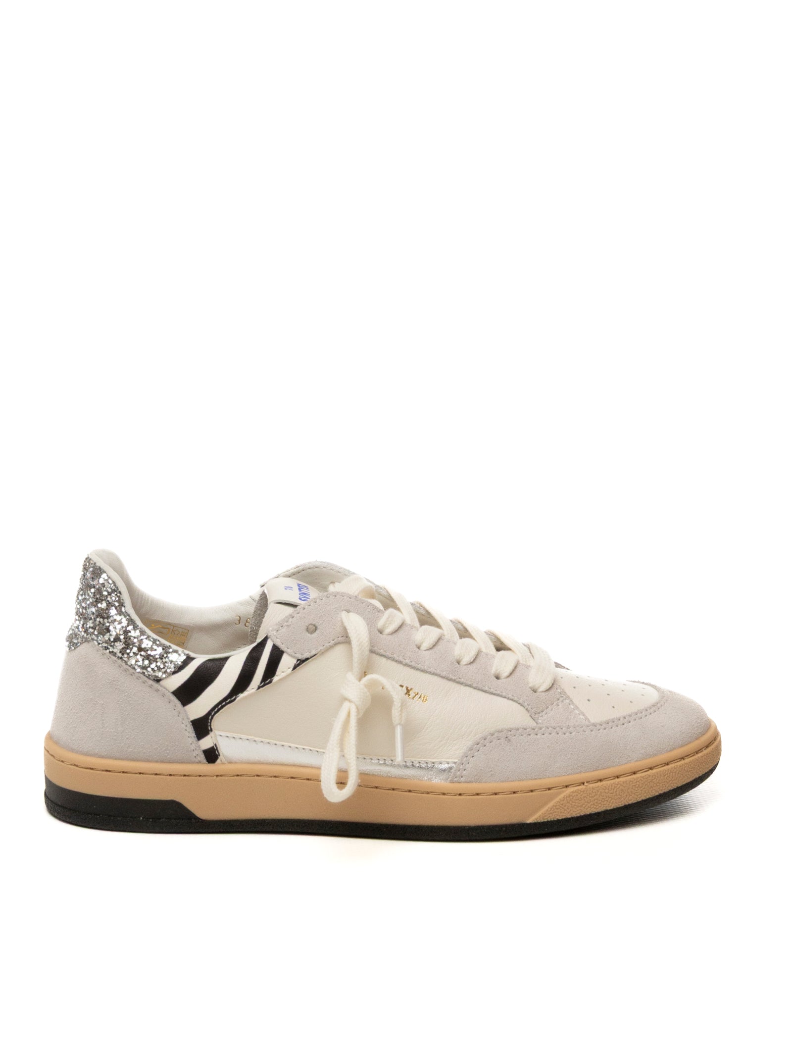 THE 76 Sneaker stay bianco/zebra STAY D PELLE-ZEBRA