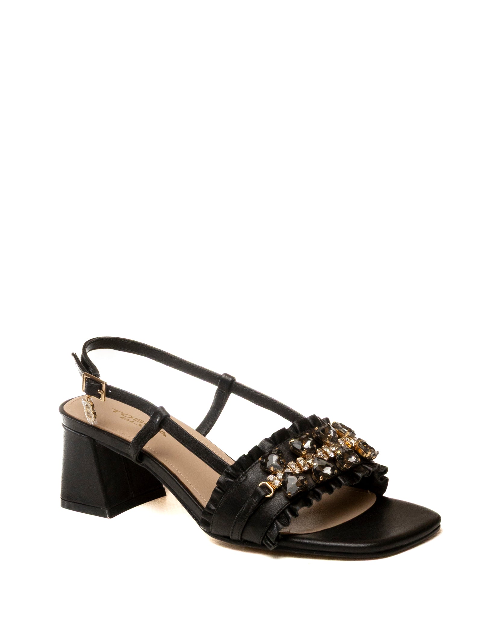 TOSCABLU Sandalo pelle nero 22S225 PELLE-NERO