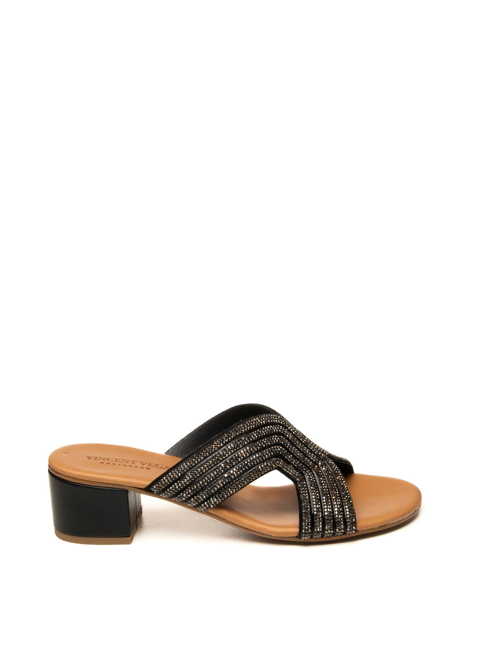 VINCENT VEGA Sandalo ester strip nero P40 ESTER STRIP-BLACK