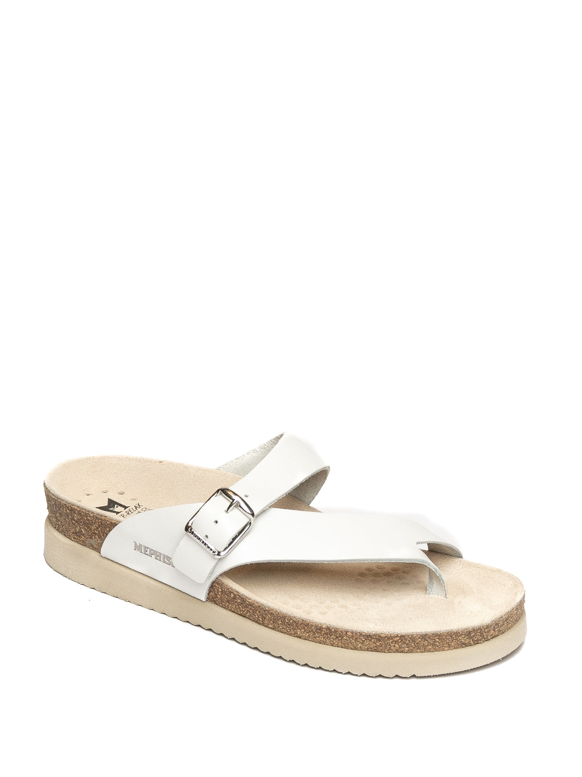 MEPHISTO Infradito helen pelle bianco HELEN SANDANYL-2830