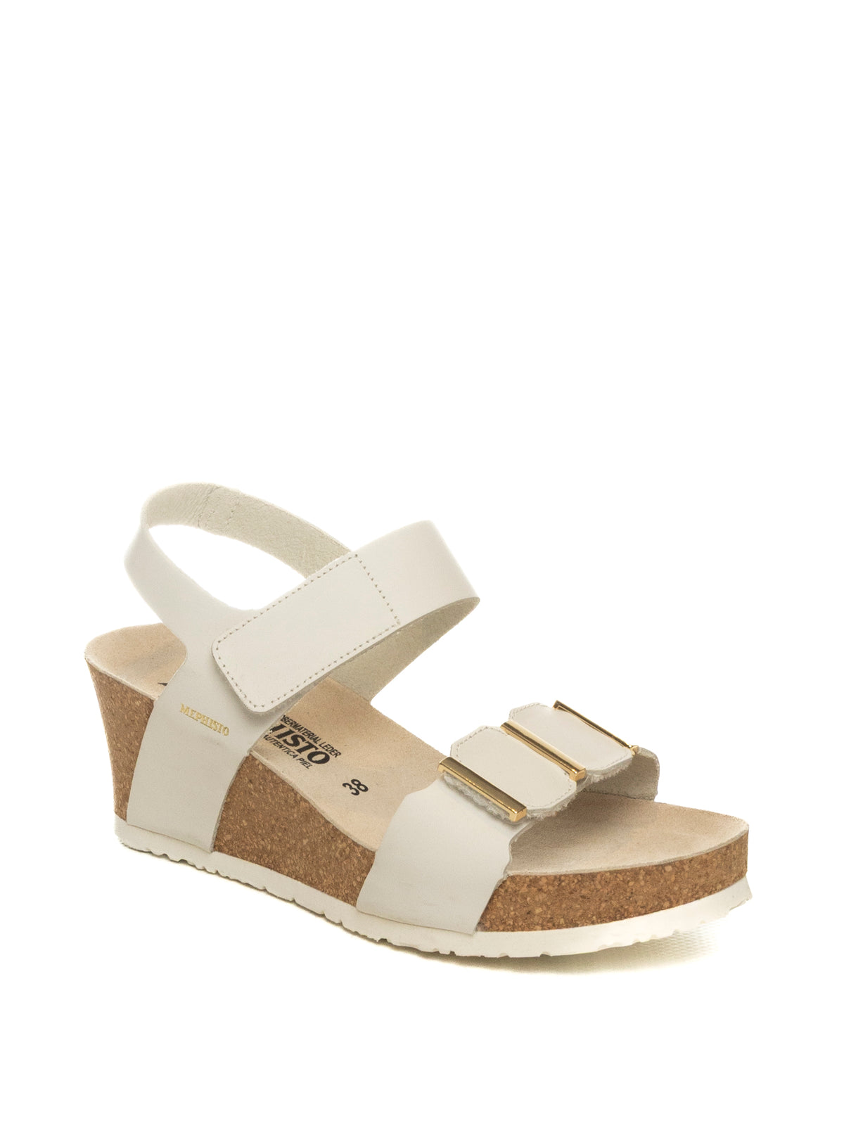 MEPHISTO Infradito leonore pelle bianco LEONORE SANDANYL-2830