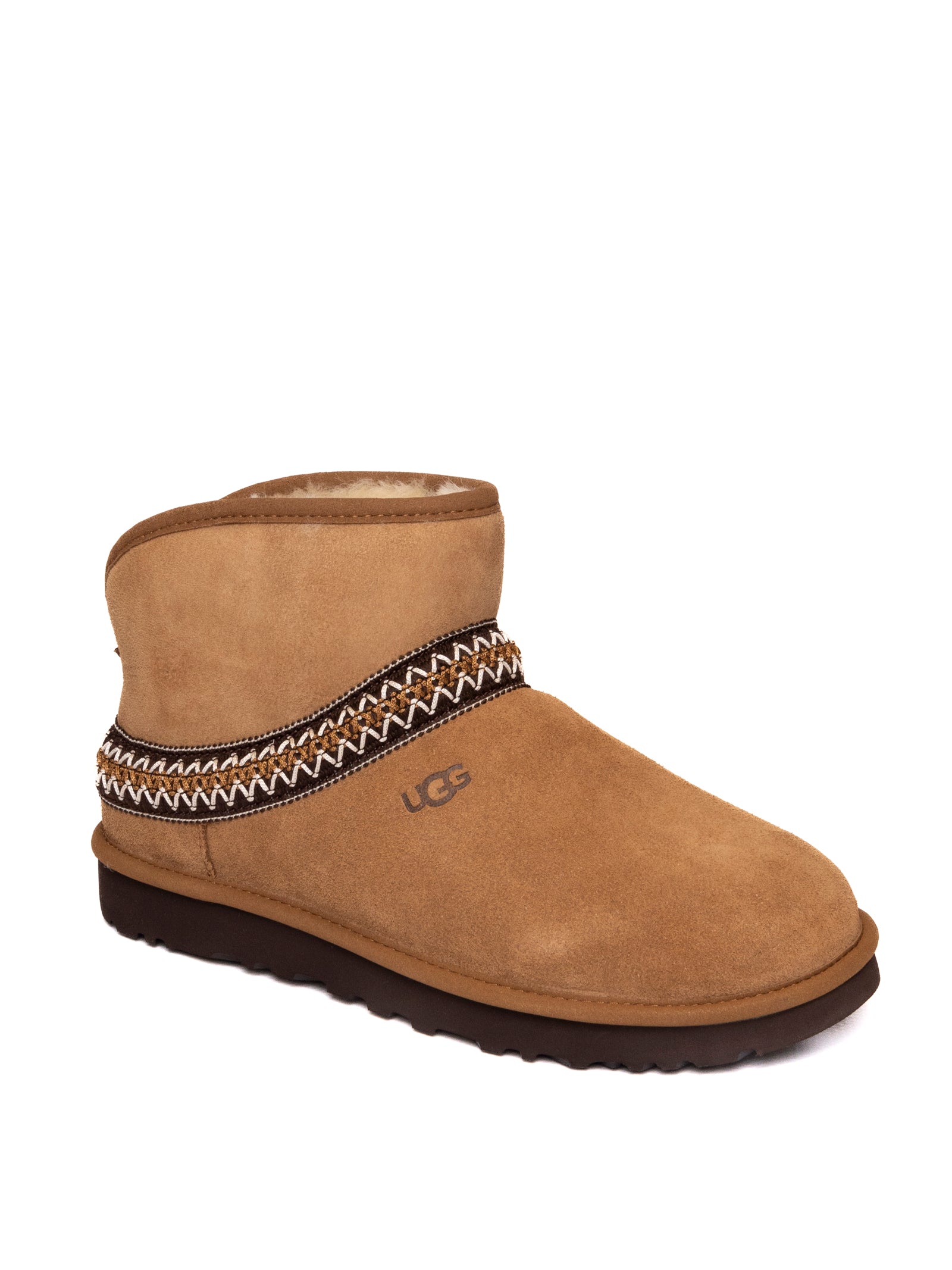 UGG Stivale classic mini crescent chestnut CLASSICMINICRESCENT MONT-CHE 