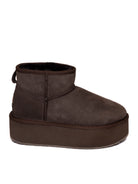 EMU Stivaletto montone choco W13082 STINGERFLAT-CHOCO 