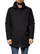 MORE cappotto tessuto nero M2075 TESS-NERO 