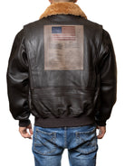 TOP GUN giubbino pelle marrone TOPGUN PELLE-MARRONE 