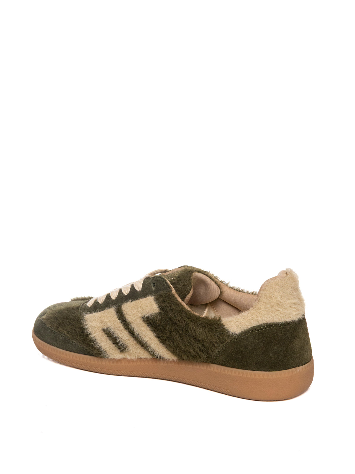 BACK 70  MOHAIR M104-FOREST/BEIGE 