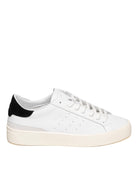 D.A.T.E.  SONICA CALF-WHT/BLK 