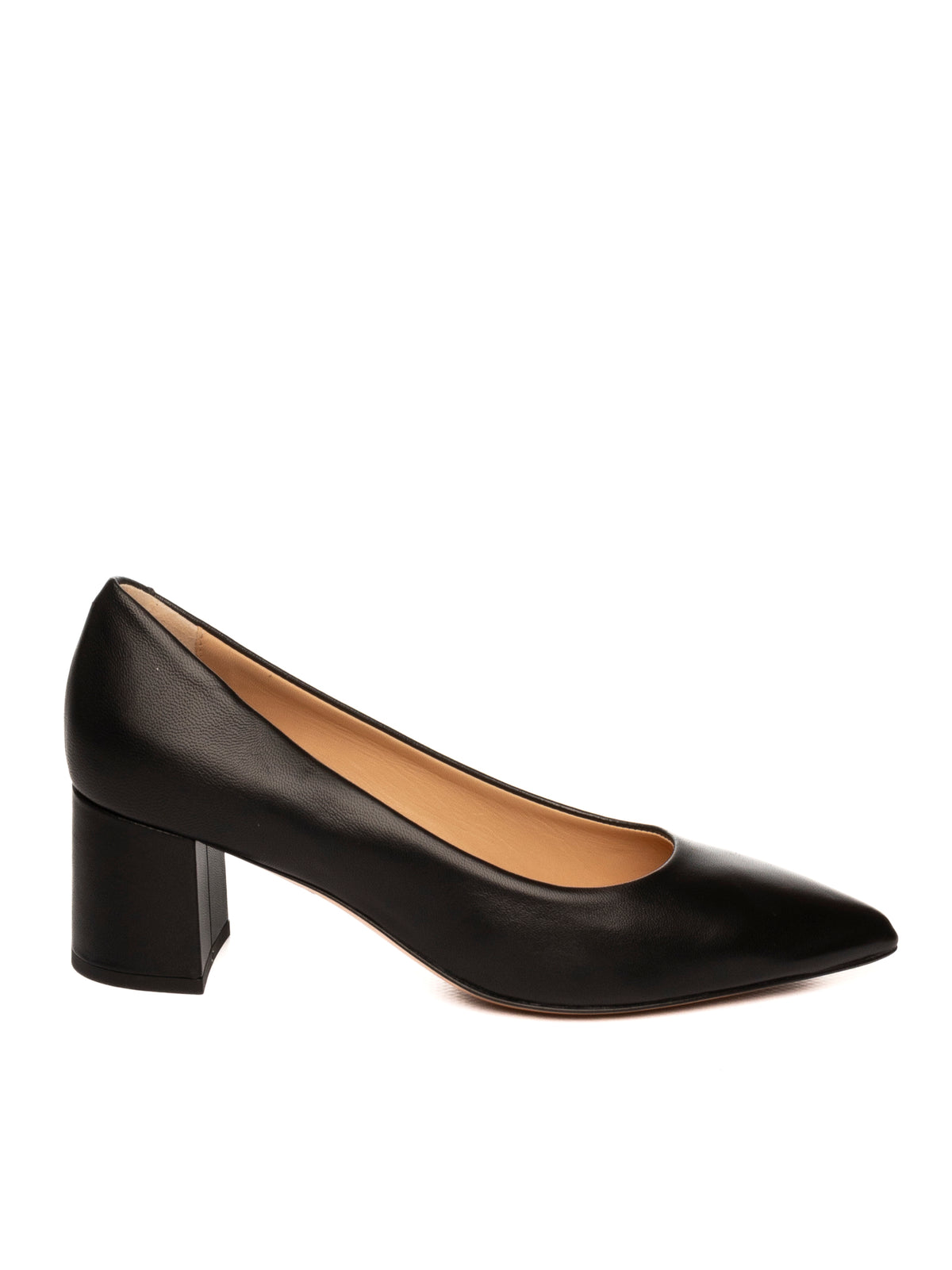 FRANCO RUSSO décolleté in nappa nero<BR/> 1601S NAPPA-NERO 