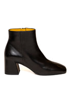 MARA BINI Tronchetto pelle nero T242 SETA-NERO 
