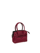 Borsa a mano in Lycra bordeaux Save My Bag vista posteriore tre quarti senza accessori