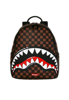 SPRAYGROUND  910B9305NSZ SHARKSINPARIS-BROWN CHECK 