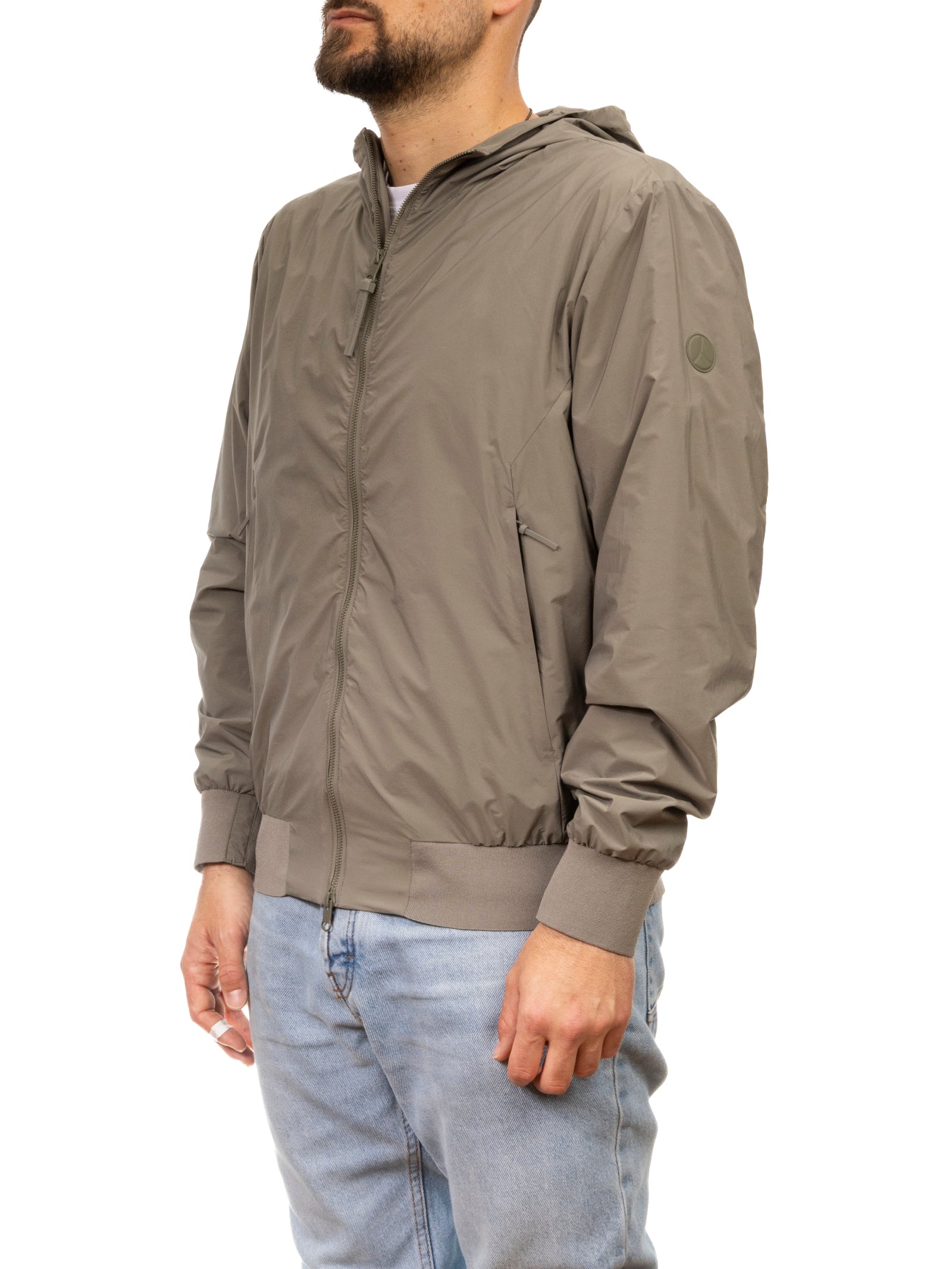 PEOPLE OF SHIBUYA giubbino in nylon verde KAORU PM808-870 