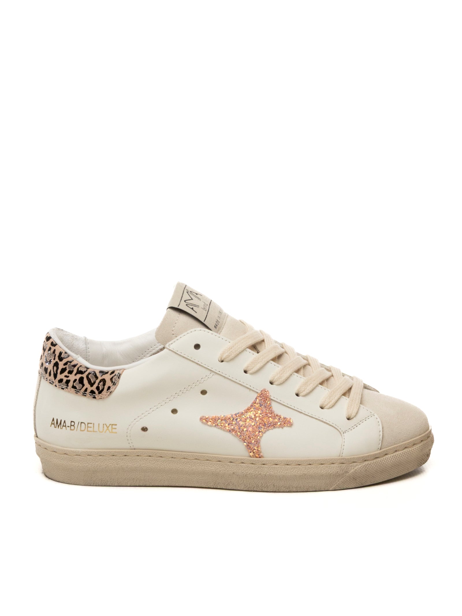 AMA BRAND DELUXE Sneaker snk bianco/rosa SNK D 4502-BIA/ROSA 