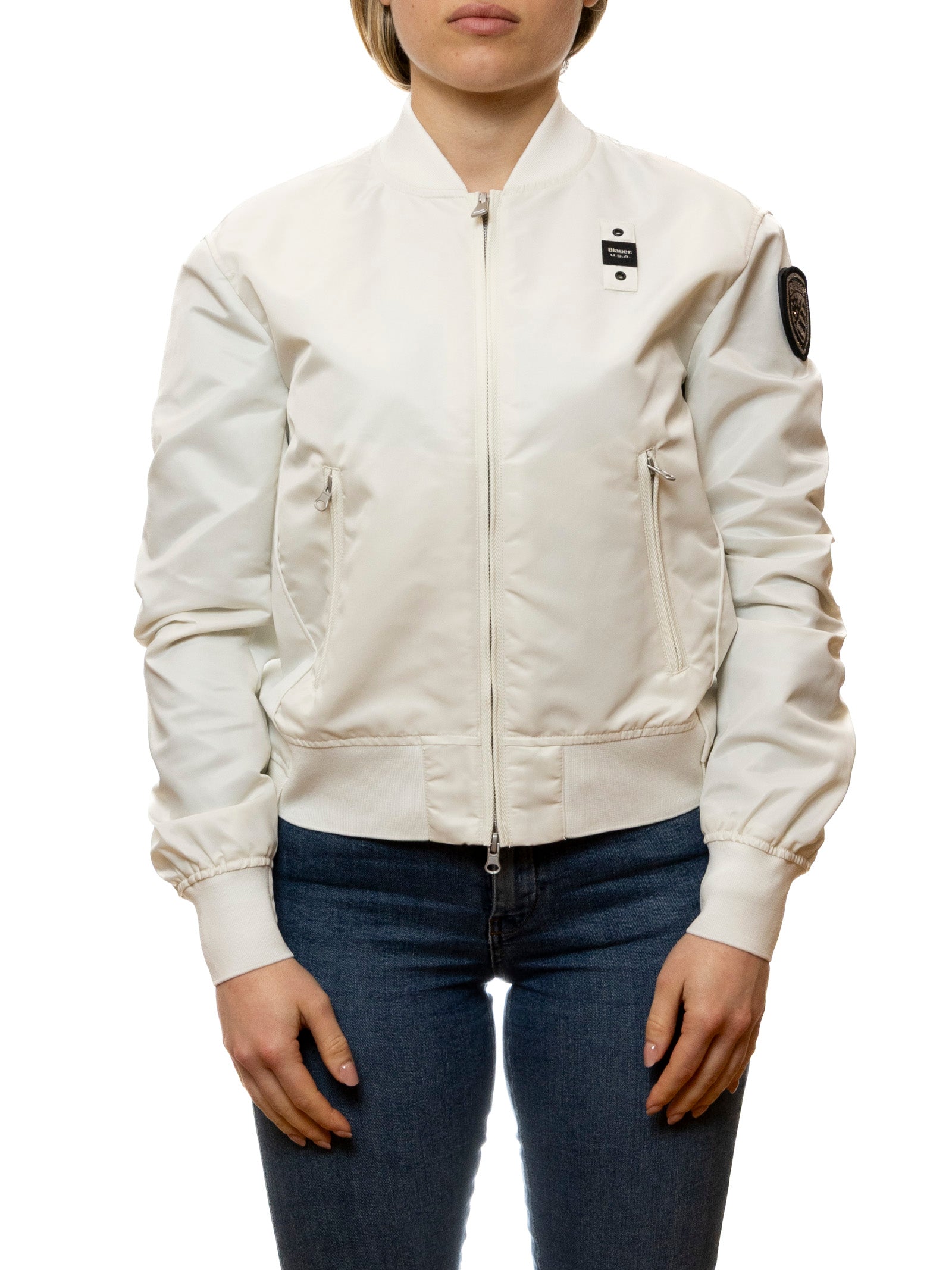 BLAUER giubbino laurie bianco C01218 LAURIE-102 