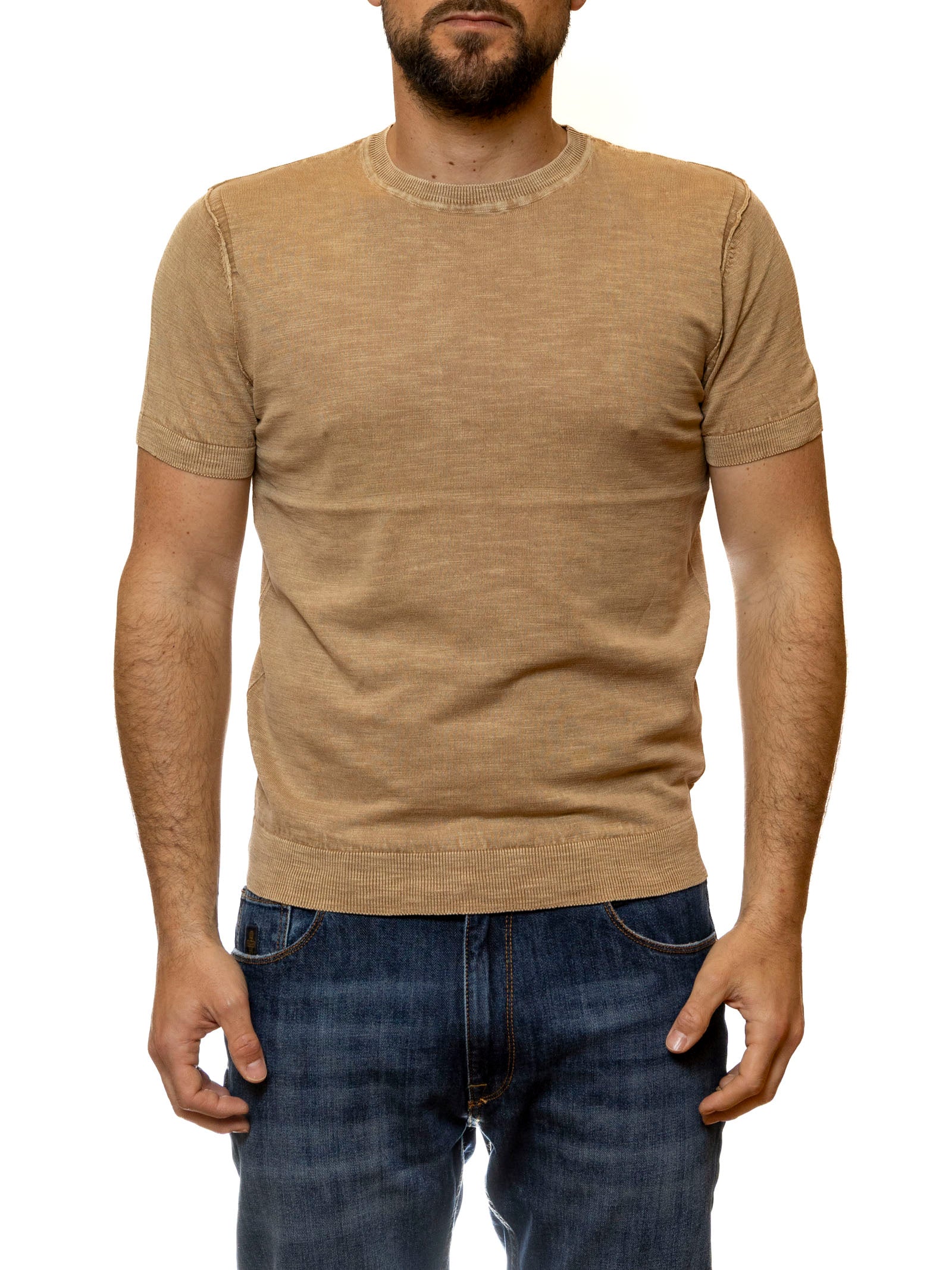 CENSURED girocollo cotone beige MMC-246 TTC6-04 