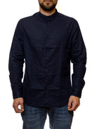 CENSURED camicia lino blu SM6438 LNC5-212 