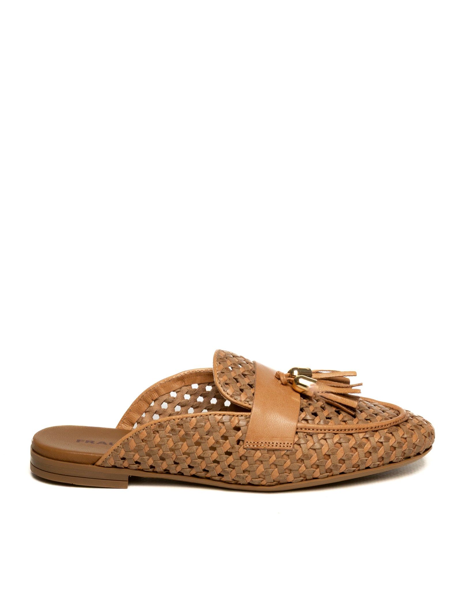 FRAU Sabot intrecciato marrone 95V7 VENEZIA.COOKIE 