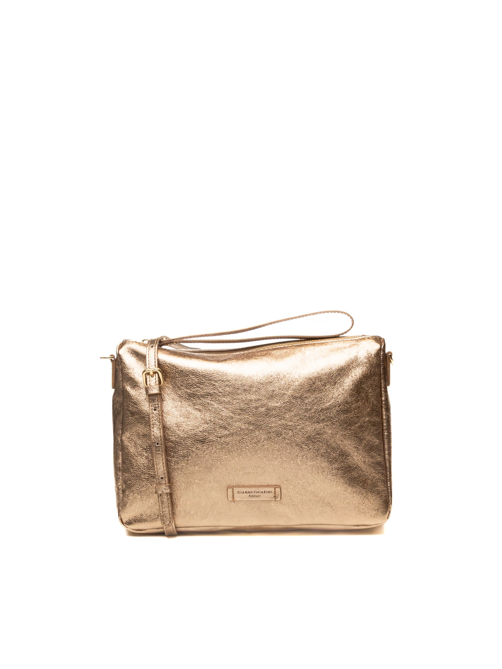 GIANNI CHIARINI borsa a spalla nora pouch platino 10225 NORA POUCH-6083 