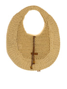 GIANNI CHIARINI borsa a spalla nefeli beige 11954 NEFELI-850 