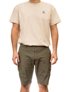 IMPURE bermuda spike verde militare SPIKE POPELINE-C03 