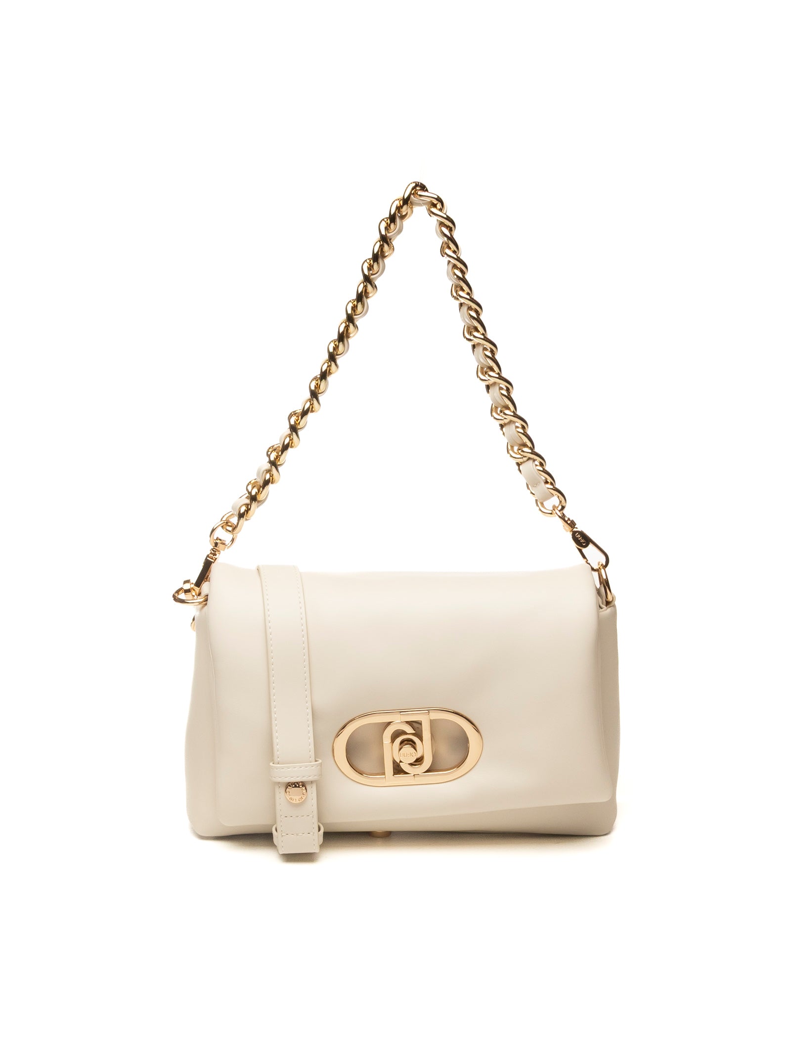 LIU JO borsa a spalla la puffy crema AA6148E0953 LA PUFFY-X0459 