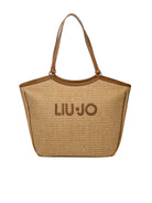LIU JO borsa a spalla aferielle naturale/marrone AA6208T383A FERIELLE-00005 