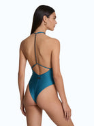 ME FUI costume monokini petrolio SW0122PT MONOKINI-PETROLIO 