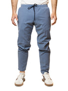 QB24 pantalone cotone indaco 0126178 COTONE-INDACO 