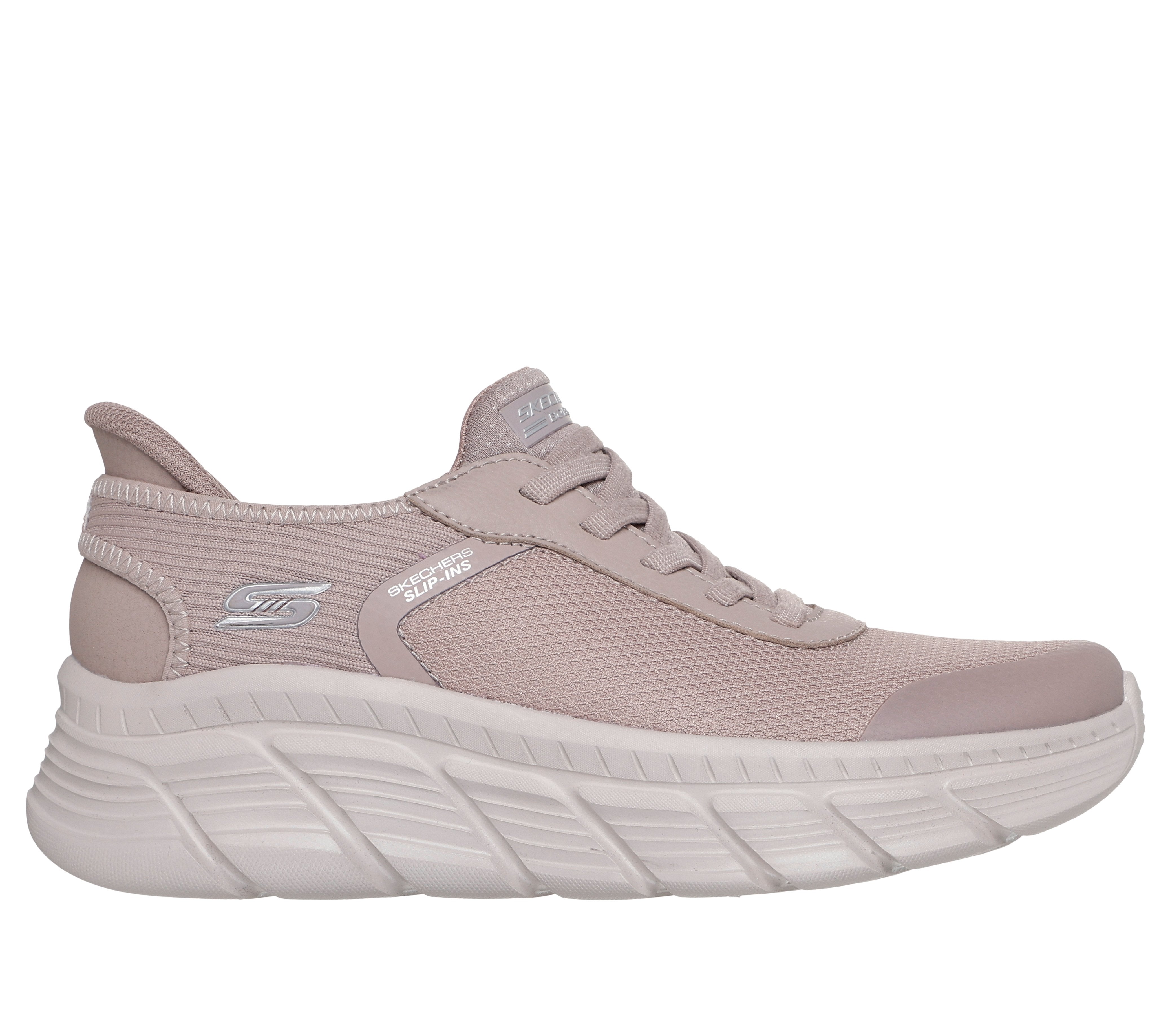 SKECHERS Sneaker bobs flex slip ins taupe 117391 BOBS B FLEX-TPE 
