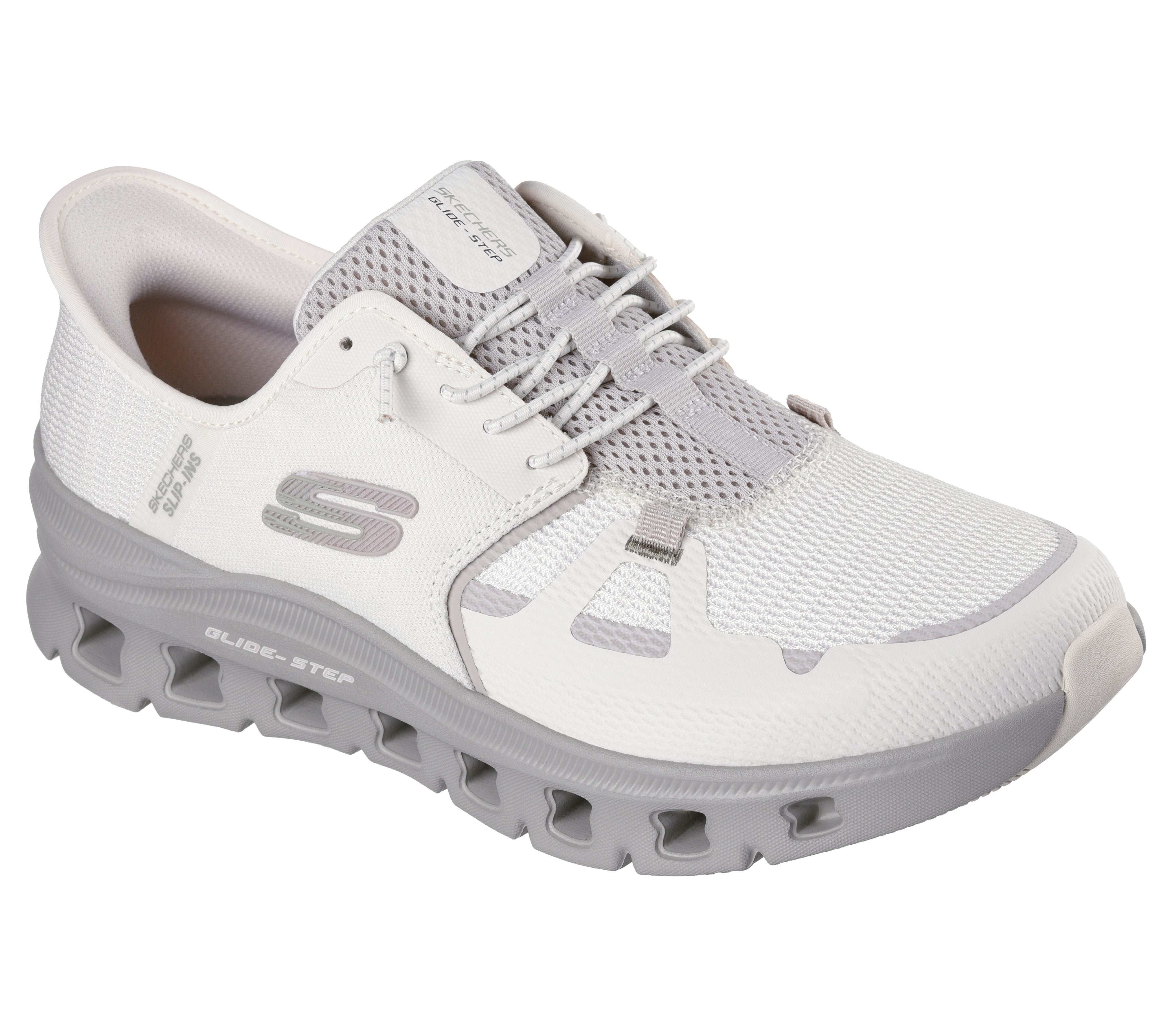 SKECHERS Sneaker glide step pro slip ins bianco 232930 GLIDE STEP PRO-NAT 