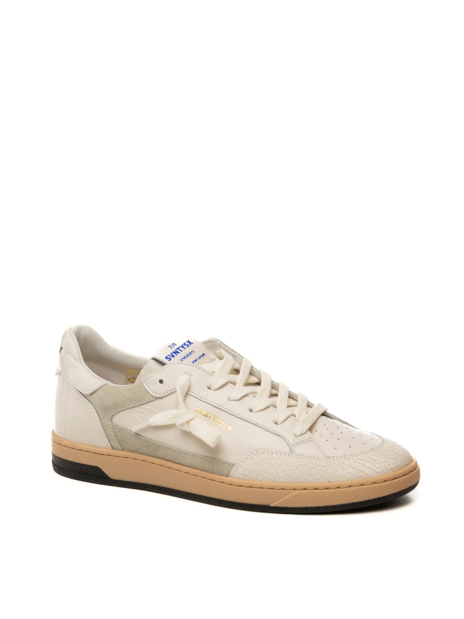 THE 76 Sneaker stay bianco STAY U PELLE-BIANCO 