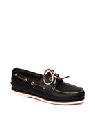 TIMBERLAND Mocassino eye boat blu TB01740364841 PELLE-BLU 