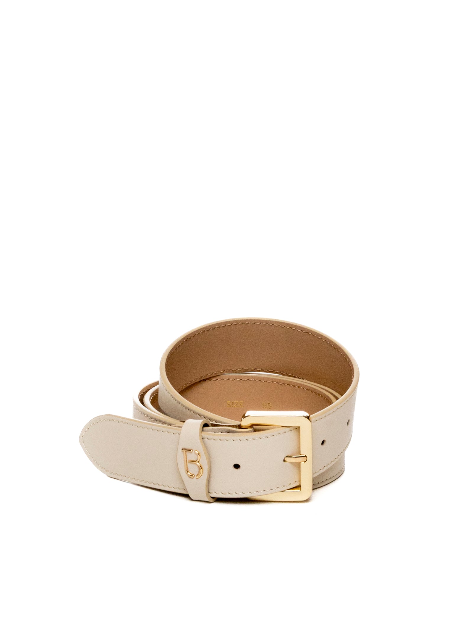 TOSCABLU cintura pelle avorio 85C02 PELLE-C08 