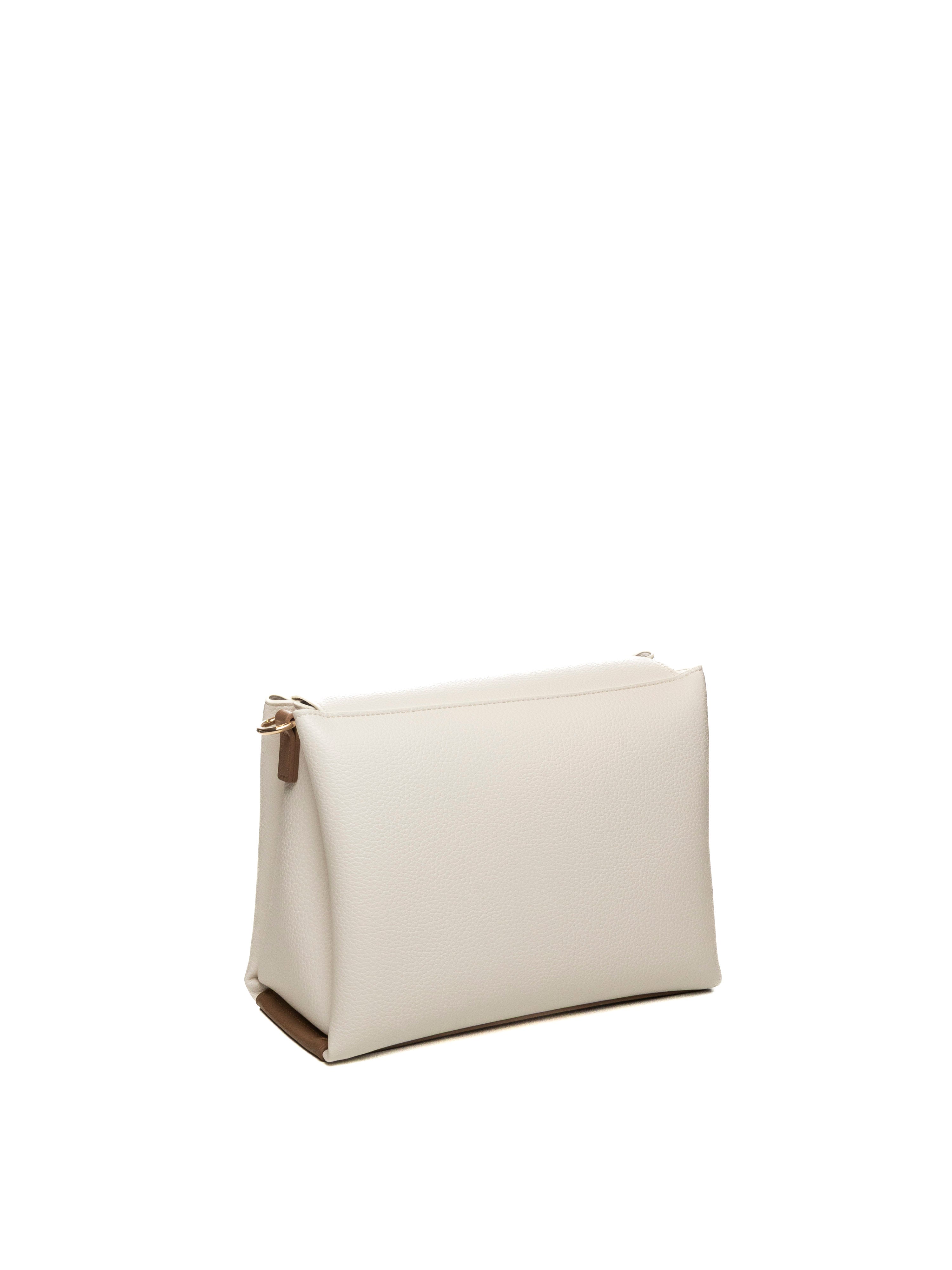 VALENTINO borsa a spalla alexia bianca/cuoio VBS5A803 ALEXIA-BIA/CUO 